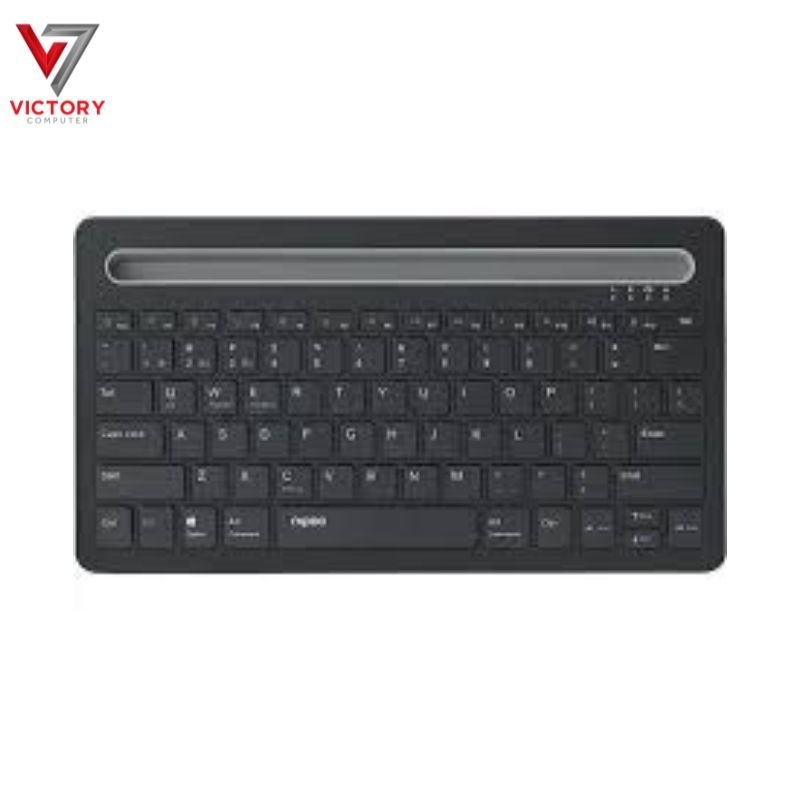 RAPOO-XK100-MULTI-KEYBOARD.jpg RAPOO XK100 MULTI DEVICE BLUETOOTH KEYBOARD BLACK - Image 1