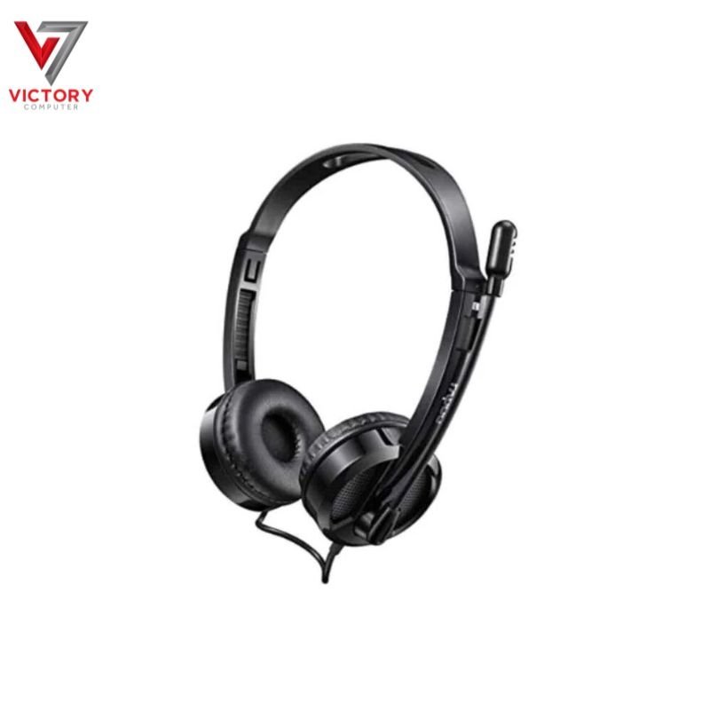 Rapoo-H100-Headset.jpg Rapoo H150S Wired Stereo Head Set - Image 1