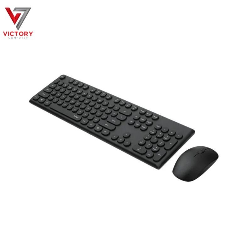 Rapoo-X260S-Wireless-Mouse-Keyboard.jpg Rapoo X260S Wireless Optical Mouse & Keyboard - Image 1