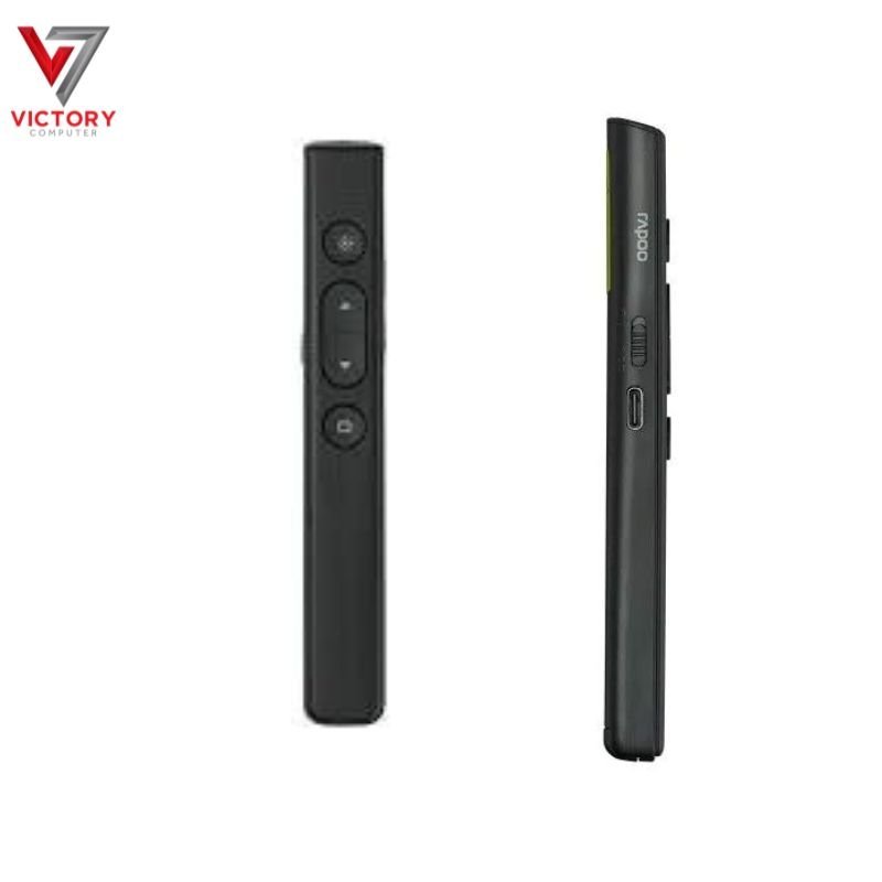 Rapoo-XR100-Laser-Wireless-Presenter-Black.jpg Rapoo XR100 Laser Wireless Presenter Black - Image 1