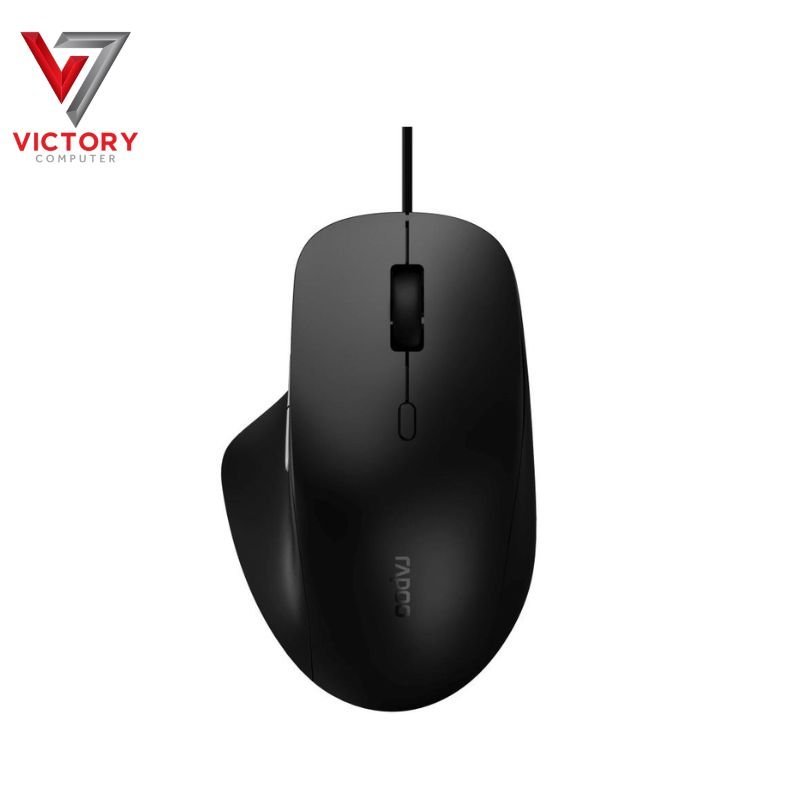 Wired-N500-Silent-3600-DPI-4-Buttons-Wired-Optical-Mouse.jpg Wired N500 Silent / 3600 DPI 4 Buttons Wired Optical Mouse (Silent) Black - Image 1