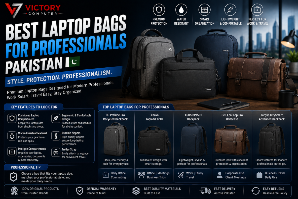 Best laptop bags for professionals in Pakistan