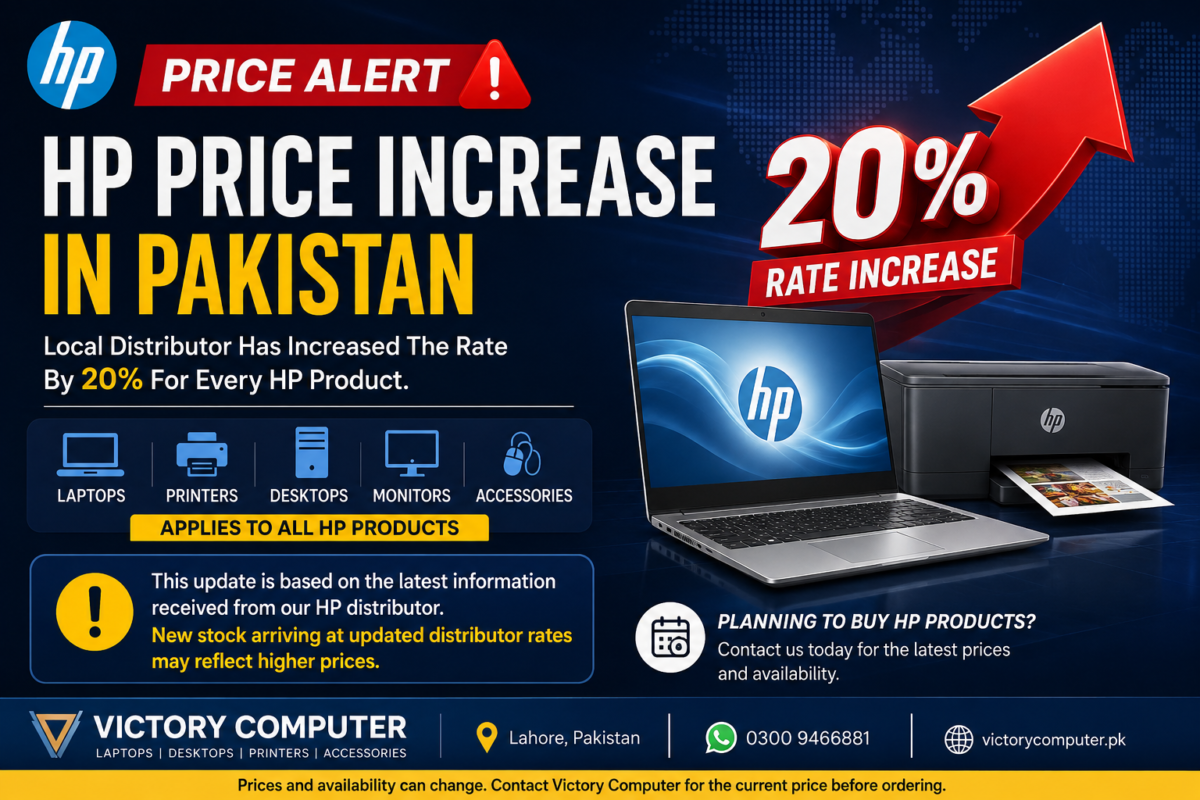 HP price increase in Pakistan