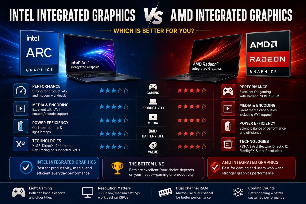 Intel Integrated Graphics vs AMD Integrated Graphics
