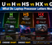 Difference Between U H HS HX G