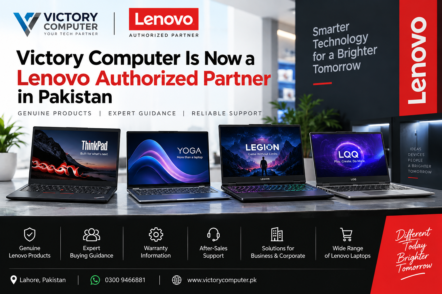 Lenovo Authorized Partner in Pakistan – Victory Computer