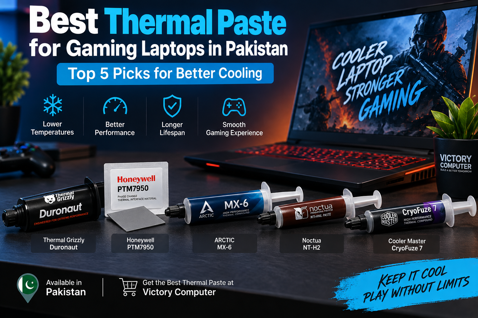 Best Thermal Paste for Gaming Laptops in Pakistan