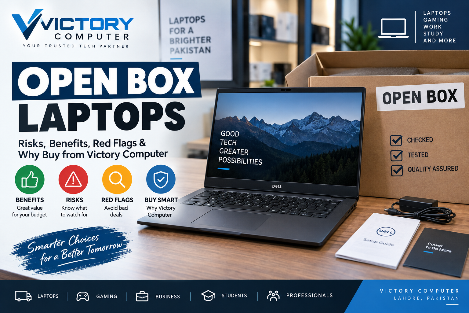 Open Box Laptops risks benefits red flags and buying guide by Victory Computer